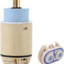 RP70538/RP73625Single Function Pressure Balance Cartridge Replacement Shower Cartridge Compatible with Peerless/Delta Single Handle Tub/Showers Faucet