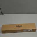 Curtain Rods No Drilling for Windows 32 to 58 Inch, 5/8 Inch Diameter No Drill Drapery Rod Set with Adhesive Brackets and Twiested Cage Finals, Bedroom Apartment Renter Friendly, white