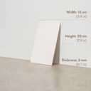 Elan Canvas Boards for Painting 5.9x7.9 Inch, 12-Pack 100% Cotton Acid-Free Blank Canvases for Painting 8oz, Triple Primed 5.9x7.9 Canvas Panels