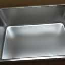 Stainless Steel Litter Box,XXL Metal Cat Litter Box for Big Cats 8IN Deep, Cat LitterBox High Sided Pet Toilet Easy to Clean,Cats Litter Pan for Adult Cats,Non Stick, No Smell