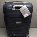 Samsonite Freeform 24-Inch Medium Luggage with Dual 360 Spinner Wheels - Checked Suitcase - TSA Lock, Airline-Approved - Lightweight Durable Polypropylene Expandable Hardshell - Navy