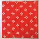 Mid-Century Modern Style Set Of Orange And White Pillow Covers 17x17