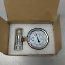 RIDGE WASHER Pressure Washer Gauge with 3/8 Inch Quick Connect Socket and Plug, 6000 PSI