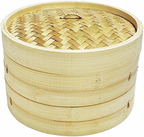 12" Bamboo Steamer Set