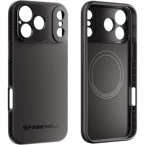 FREEWELL Pro Filmmaker Case for Phone 17 Pro - Magnetic Filters & 17mm Lens Mount Black