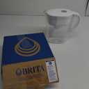 Brita Water Filter Pitcher for Tap and Drinking Water with 1 Standard Filter, Lasts 2 Months, 6-Cup Capacity, BPA Free, White