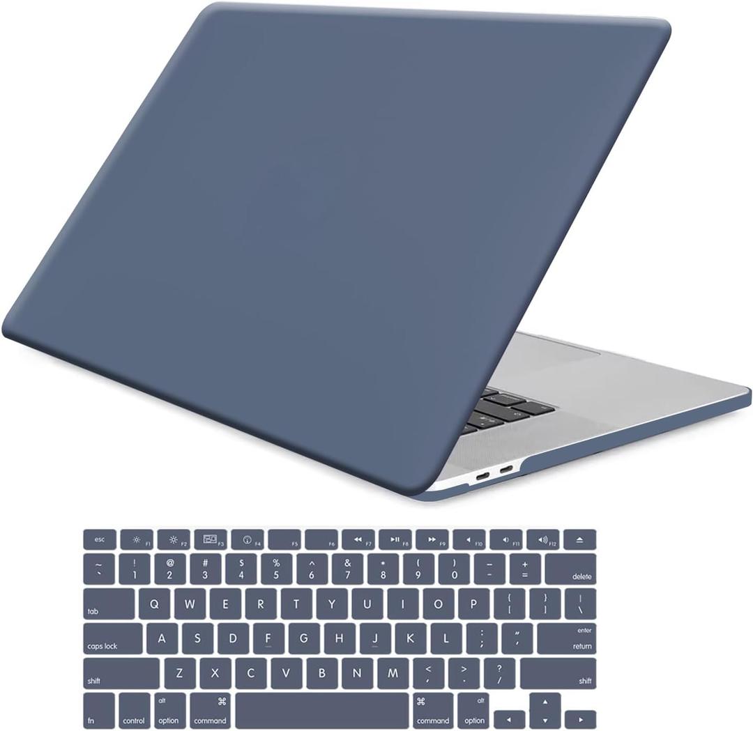 Funut for MacBook Air 13 inch Case 2022 2021 2020 2019 2018 Release M1 A2337/A2179/A1932, MacBook Air 2020 Case, Plastic Hard Shell Cover & Keyboard Cover for Mac Air 13.3 inch, Purple