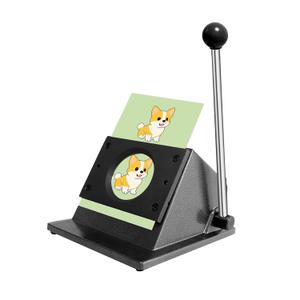 1.26"/32mm Button Paper Cutter, 1.73/44mm Diameter Circle Cutter Circle Punch, 44mmGraphics Punch Cutter, 44mm Die Cut Machine for 1.26"/32mm Mode Buttons Machine (1.73/44mm Cutting Diameter)
