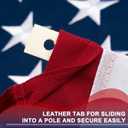 American Flag Pole Sleeve 3x5 ft Deluxe Super Tough Series, Heavy Duty Spun Polyester Flags for Outside, All Weather US Flag High Wind, TearProof Water Resistant for Outdoor Outside