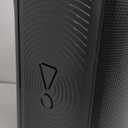 JBL PartyBox Stage 320 - Portable Party Speaker with Telescopic Handle & Wide, Sturdy Wheels, Powerful JBL Pro Sound, Futuristic lightshow, Up to 18 Hours of Play time, Splash Proof (Black)