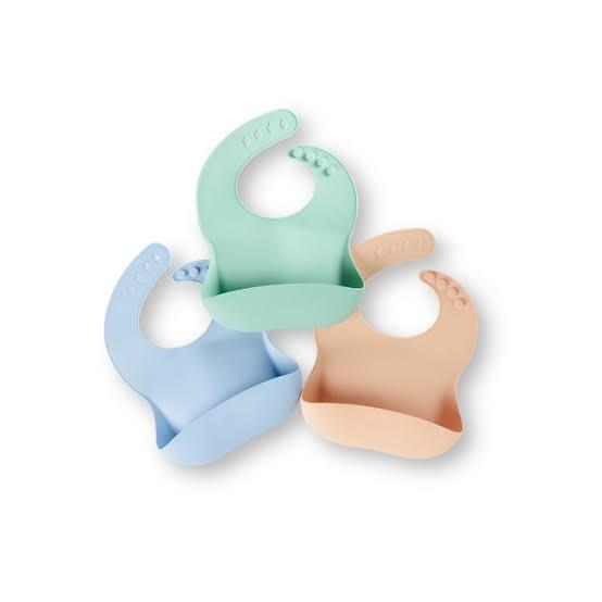 Silicone Bibs 3 Pack – Nuby UK