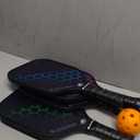 JoncAye Pickleball Paddles Set of 4 or 2, USAPA Approved Fiberglass Rackets with Outdoor Indoor Balls, Bag, Overgrip, Lightweight for Family, Professional Equipment for Beginners Intermediate