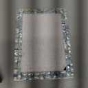 Mother of Pearl Photo Frame 4x6  Handmade Decorative Picture Frame for Tabletop or Wall  Elegant Pearl Inlay Home Dcor for Living Room, Bedroom, Office (Blue)