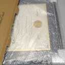 ELSKER&HOME Diploma Frames 11x14 with Mat- Solid Cherry Wood - Display 11x14 Document/Certificate with Mat or 15x18 without Mat - Wall Mount Display (Double Mat, Black Mat with Golden Rim)