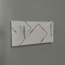 for iPhone 17 Air Leather Case, Geometric Patterns Wallet Case with 3 Card Slots, Magnetic Closure Kickstand Flip Phone Case Shockproof Cover, Black