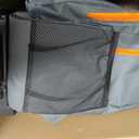 Rockland Double Handle 17" Rolling Backpack, Charcoal, One Size