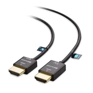 Cable Matters Active 4K Ultra Thin HDMI Cable, 15ft, RedMere Technology | 4K@30Hz, Unidirectional, Ultra Slim HDMI Cable, 4K Rated with Ethernet