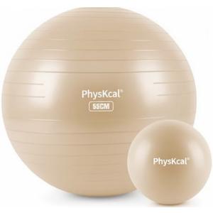 PhysKcal Yoga Ball for Exercise, Pilates Set, 4 Sizes Fitness Ball for Workout, Birthing, Pregnancy, Physical Therapy- Pump Included