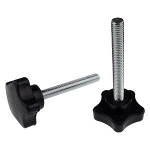 2 Pack M8 x 60mm (5/16" x 2-3/8") Thread Replacement Star Hand Knob Tightening Screw