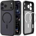 Spigen for iPhone 17 Pro Max Case, Ultra Hybrid MagFit [TPU Covered Camera Control] [Anti-Yellowing] [Compatible with Magsafe] - Frost Black