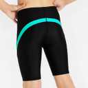 DEVOROPA Boys Swim Jammers Youth Competitive Swim Team Trunks Racing Swimsuit Athletic Swimming Shorts Slim/Standard/Husky (Black)