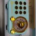 Retro Bluetooth Speaker, Vintage Radio-Greadio FM Radio with Old Fashioned Classic Style, Strong Bass Enhancement, Loud Volume, Bluetooth 5.0 Wireless Connection, TF Card and MP3 Player (Blue)