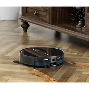 Robot Vacuum Self Emptying and Mop Combo, Robotic Vacuum Cleaner with Automatic Dirt Disposal, Visual Navigation, Smart Mapping, 3000Pa Suction, Ideal for Pet Hair, Carpets, Hard Floors