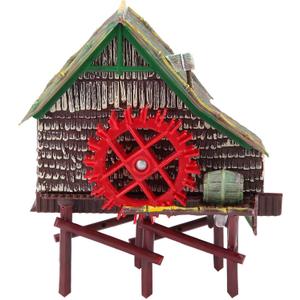 Waterwheel Windmill Aquarium, Rotatable Make Air Bubble Aquarium Windmill for Home for Fish Tank(Big waterwheel)