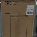 EKO Madison Matte Stainless 50 Liter/13.2 Gallon Step Trash Can w/Inner Liner - Fingerprint Resistant Finish
