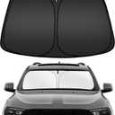 ARISMOTOR Windshield Sun Shade for Dodge Durango 2011-2025 2026, Custom Fit Foldable Front Window Sunshade Sun Visor Protector, Block UV Rays Keep Your Car Cooler