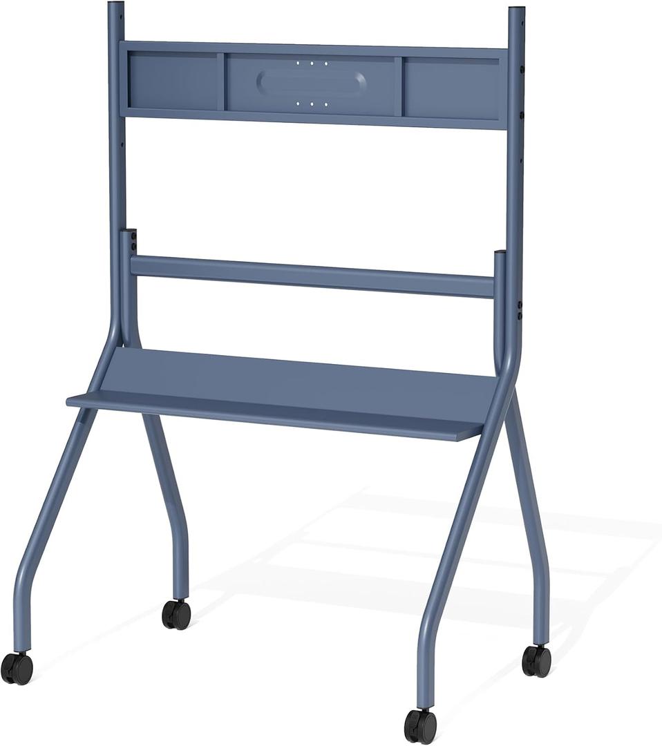 Smart Board Stand for Interactive Whiteboard 55"-86", Mobile Stand with 4 Lockable Wheels, Whiteboard Portable Cart for the Modern Office School Classroom Home, Stable, Easy to Install and Move