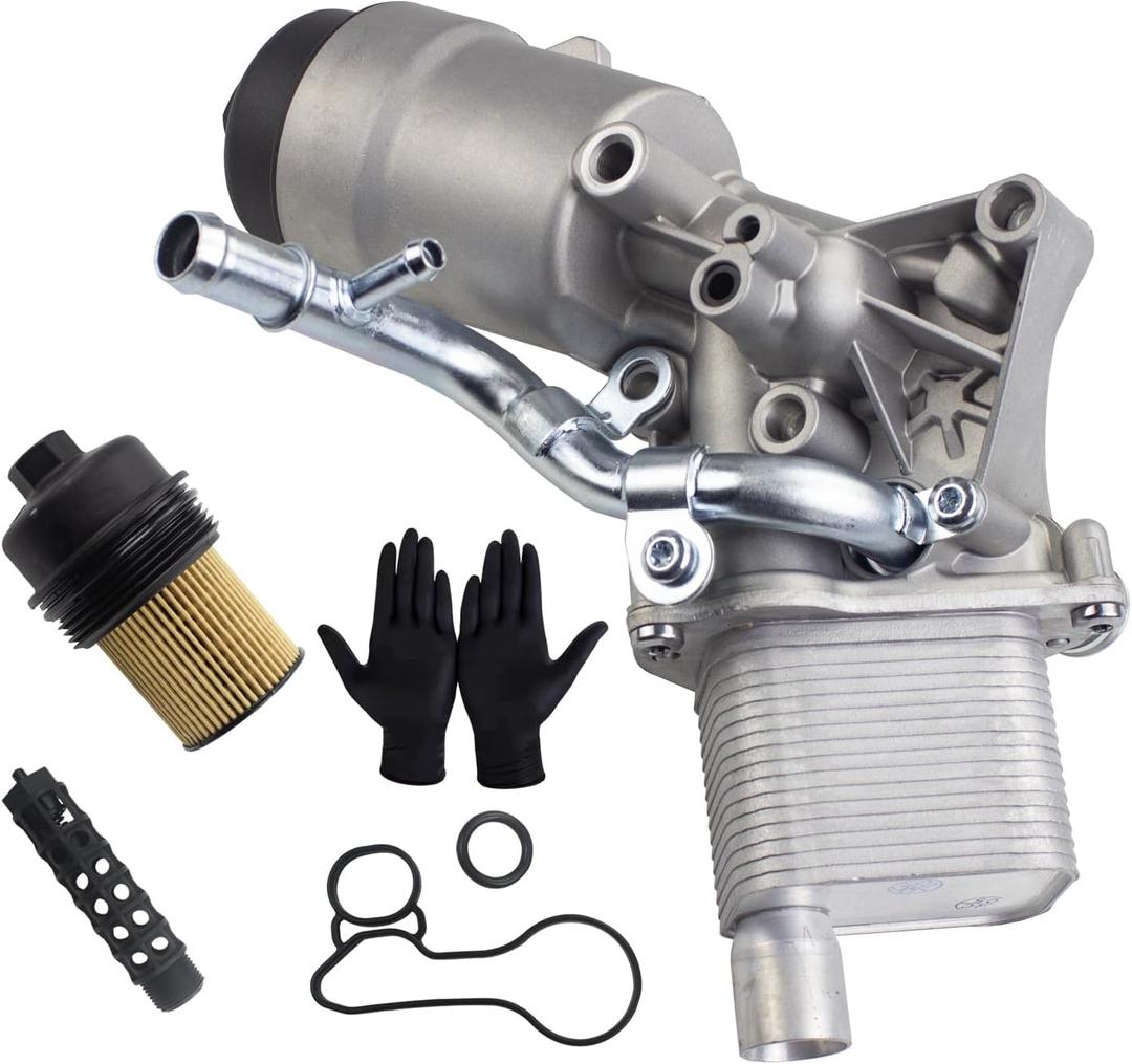 Engine Oil Filter Housing assembly Compatible with 2011-2018 1.4L Turbo Chevrolet Cruze Sonic Trax Buick Encore