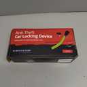 KAYCENTOP Car Steering Wheel Lock, Seat Belt Lock, Anti-Theft Device, Max 17 Inch Length, Small and Light-Weight, Multi-Functional, Fit Most Vehicle, SUV, Golf Cart Security (Black)