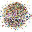 Hygloss Products Sequins and Spangles Variety Pack- Add Shimmer and Shine to Any Surface- 4 Ounce Bucket