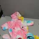 Dog Winter Coat for Large Medium Small Dogs, Warm Fleece High Collar Full Body Dog Jumpsuit Comfortable Onesie Apparel (Pink Blue, X-Large) 