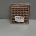Brown Lash Clusters 12MM Short Eyelash Clusters Wispy Individual Lashes 99 Pcs Cluster Lash Extensions Dark Brown Cluster Eyelashes Natural Daily Eyelash Individuals 3D Fluffing DIY Lash Pack