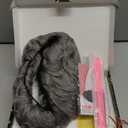 Short Gray Pixie Cut Wigs for Black Women Curly Style with Bangs and Natural Short Curly Wigs for Black Women Synthetic Wig Heat Resistant (Gray Pixie Cut)