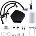 Upgraded Braided Tube CP4-6.7F-BP-G2.1 CP4 Disaster Prevention Bypass Kit Fit for 2011-2022 Ford F250 F350 F450 F550 Super Duty With 6.7L Powerstroke Diesel, Replace# 7031190