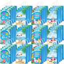 Outus 48 Pieces Summer Pool Party Favors Bags Beach Gift Goodie Paper Bags with Handles Beach Swimming Pool Candy Treat Pouch for Summer Hawaiian Luau Birthday Holiday Party Supplies