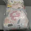 Rug for Living Room, 8X10 Area Rug Floral Vintage Rug for Bedroom Non-Slip Non Shedding Indoor Floor Carpet, Low Pile Foldable Stain Resistant Carpet for Dining Room, Office, Home Decor, Beige