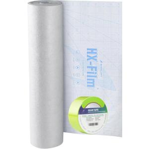 39"x100' Heavy-Duty Floor Protection | Construction Grade Carpet Protector | Drop Cloth Plastic Film for Hardwood Floors | Waterproof Painters Covering with No Residue(Ice Blue)