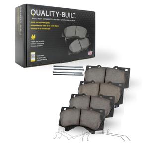 QUALITY-BUILT Rear Ceramic Brake Pads, Black Series 1003-1989C, Compatible with 2017-2022 Maserati (Ghibli,Levante,Quattroporte)