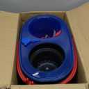 O-Cedar RinseClean Spin Mop & Bucket System + 2 Extra Mop Heads| Clean with Water | Removes 99% of Bacteria Plastic