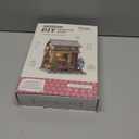 CUTEBEE Book Nook Kit - Japanese Sakura Kimono Shop DIY Dollhouse 3D Wooden Puzzle Booknook for Adults and Teens, Miniature House Bookshelf Decor, Ideal Gift for Family and Friends