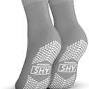 AMERICAN HOSPITAL SUPPLY Anti-Slip Socks | Gray Grip Socks | X-Large | 1 Pair