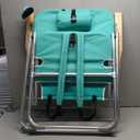 Ostrich Deluxe Reclining Lounge Chair, 3 in 1 Folding Outdoor Beach Lounger, Teal