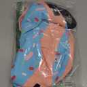 Supet Inflatable Dog Cone Collar for Large Medium Small Dogs, Soft Cone Collar for Dogs Cats, ECollar Doggie Neck Donut Dog Cone Alternative After Surgery, Donut Blue (Medium, Neck 9"-12.5")