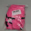 Lovelonglong Waterproof Dog Raincoat  4-Leg Full Body Dog Rain Suit with Reflective Strips & Leash Opening, Outdoor Dog Jacket for Rainy Weather (2XL (back 19"), Rosered)