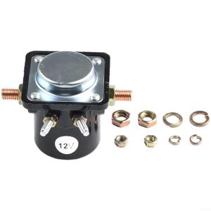 Aluminum Starter Solenoid Relay Switch Designed for Johnson OMC For Evinrude Outboard Engine Models, Efficient Performance (Plastic base)