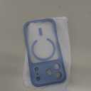 CANSHN Magnetic Compatible with iPhone 17 Pro Case, Upgraded [Full Camera Protection] [Compatible with Magsafe] [Translucent Matte] Shockproof Protective Phone Cover 6.3 Inch - Light Blue